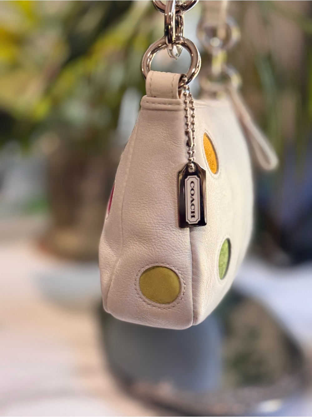 Coach Limited Edition Demi Bag Multicolor Polka Dots #3677 - Picture 2 of 9